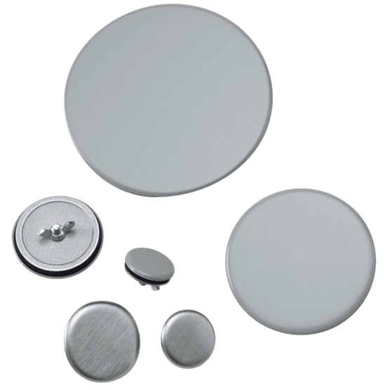 Hoffman AS100 Hol-Sealers Hole Seal, 1.88 Dia., Gray, Steel Hoffman AS100 Hol-Sealers Hole Seal, 1.88 Dia., Gray, Steel