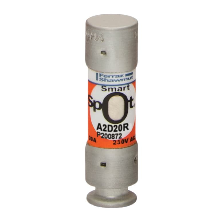 Mersen A2D20R A2D20R Mersen - Fuse A2D-R - Class RK1 - Time-Delay 250VAC 250VDC 20A Ferrule SmartSpot® Amp-Trap 2000® Mersen A2D20R A2D20R Mersen - Fuse A2D-R - Class RK1 - Time-Delay 250VAC 250VDC 20A Ferrule SmartSpot® Amp-Trap 2000®