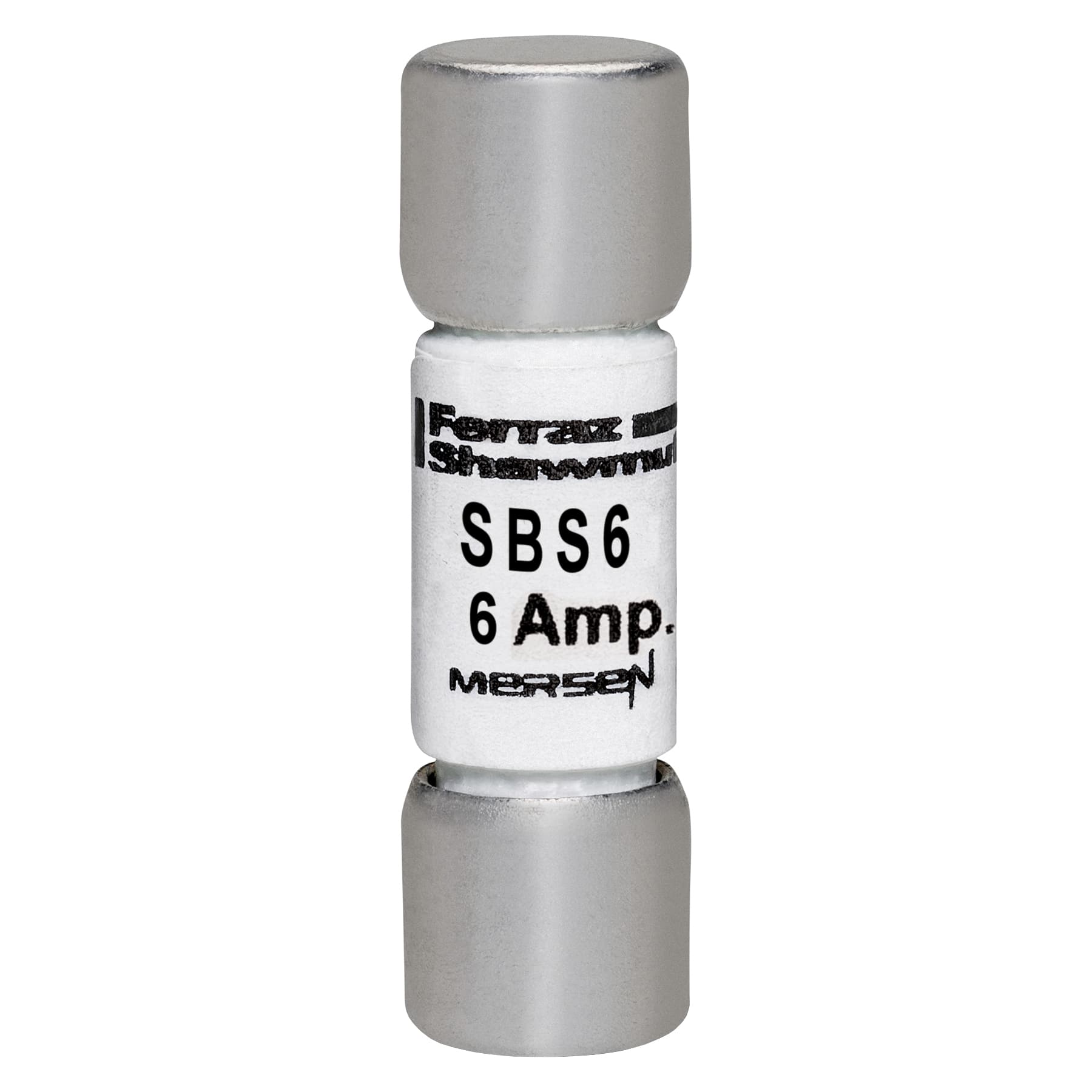 Mersen SBS6 SBS6 Mersen - Fuse SBS - Midget - Fast-Acting 600VAC 6A Ferrule Mersen SBS6 SBS6 Mersen - Fuse SBS - Midget - Fast-Acting 600VAC 6A Ferrule