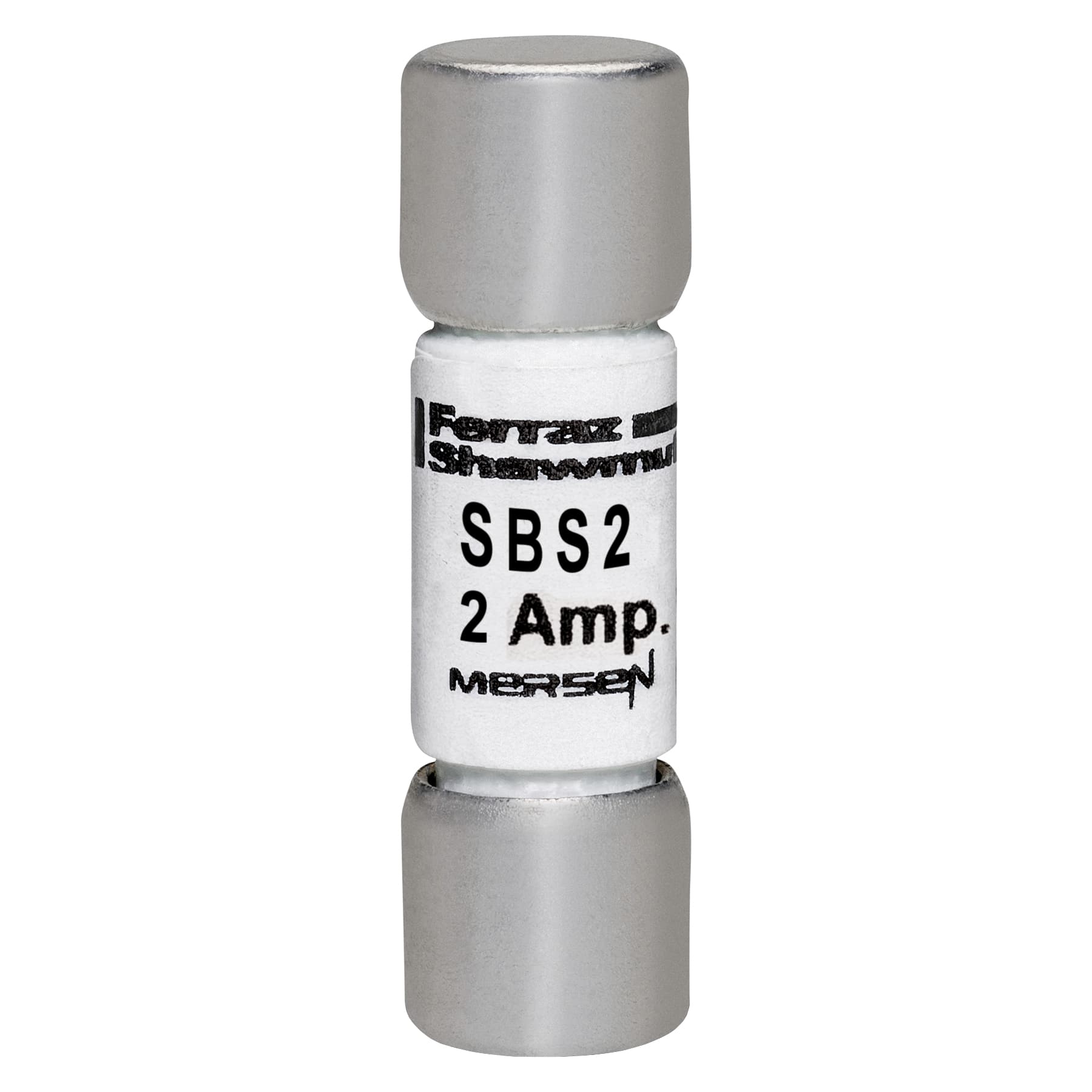 Mersen SBS2 SBS2 Mersen - Fuse SBS - Midget - Fast-Acting 600VAC 2A Ferrule Mersen SBS2 SBS2 Mersen - Fuse SBS - Midget - Fast-Acting 600VAC 2A Ferrule