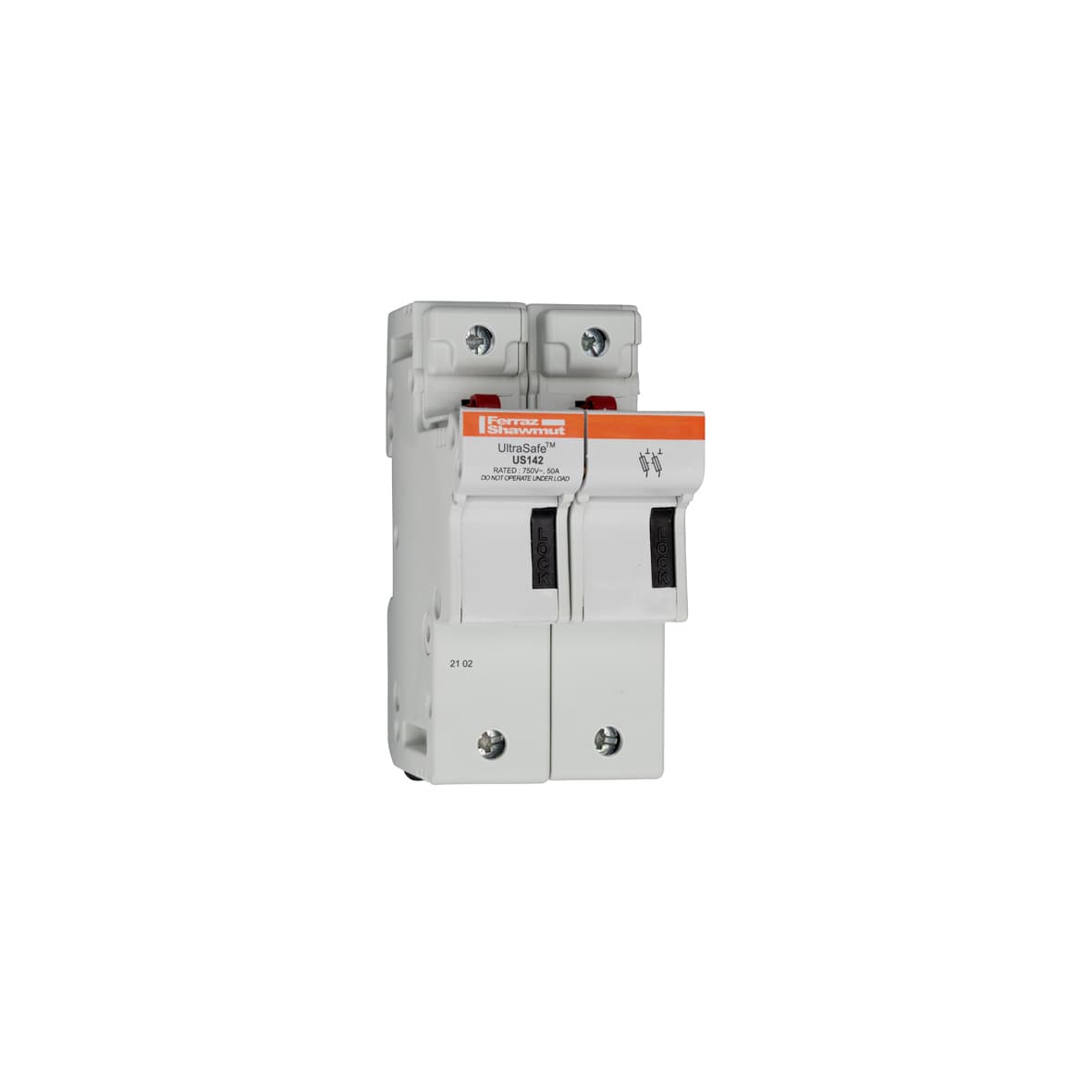 Mersen G331137 G331137 Mersen - Fuse Holder UltraSafe™ 800VAC 1000VDC UL Fuse size 14x51 2-Pole Pressure Plate IP20 Mersen G331137 G331137 Mersen - Fuse Holder UltraSafe™ 800VAC 1000VDC UL Fuse size 14x51 2-Pole Pressure Plate IP20