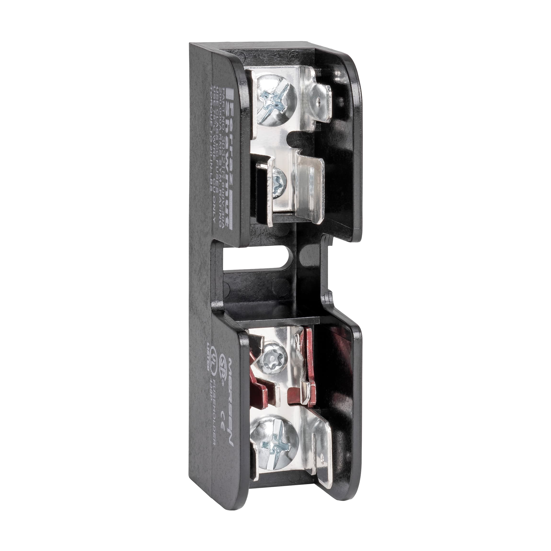 Mersen 30321R 30321R Mersen - Fuse Block 600VAC 600VDC Class CC 30A 1-Pole Pressure Plate with Reinforced Clip Mersen 30321R 30321R Mersen - Fuse Block 600VAC 600VDC Class CC 30A 1-Pole Pressure Plate with Reinforced Clip