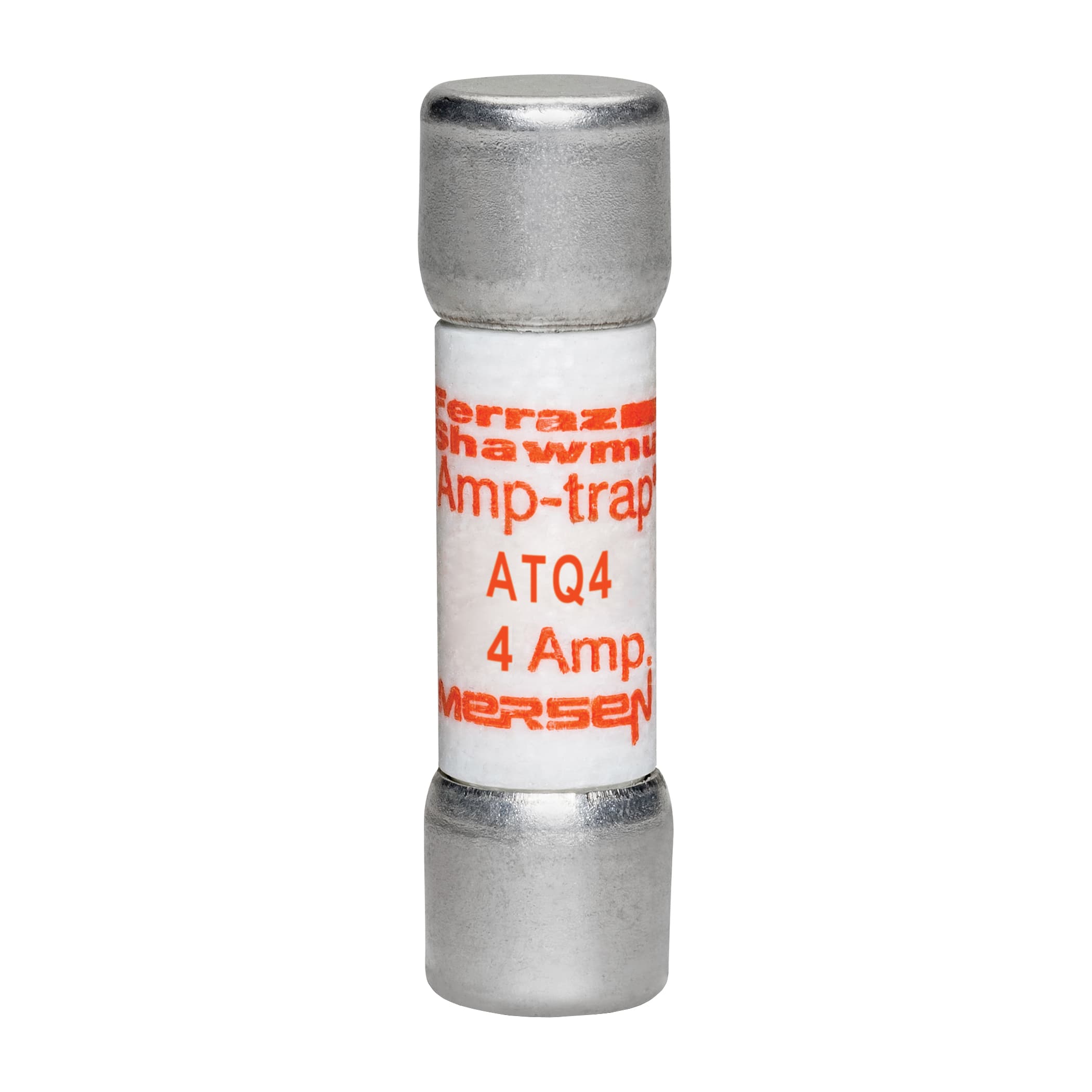 Mersen ATQ4 ATQ4 Mersen - Fuse ATQ - Midget - Time-Delay 500VAC 4A Ferrule Amp-Trap® Mersen ATQ4 ATQ4 Mersen - Fuse ATQ - Midget - Time-Delay 500VAC 4A Ferrule Amp-Trap®