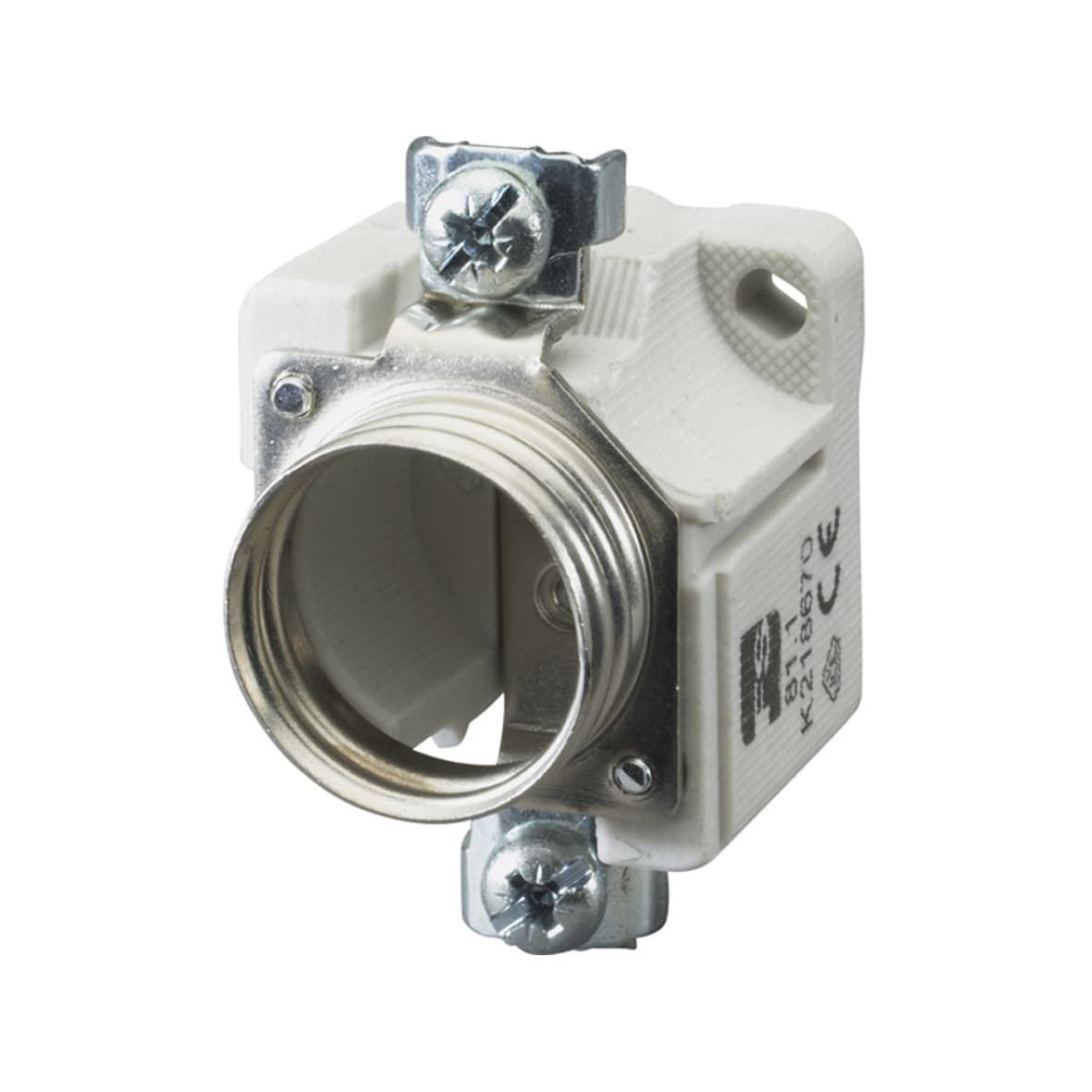 Mersen K218670 K218670 Mersen - DIN Fuse base Size DII 500VAC 500VDC 25A 1-Pole without touch protection Screw mounting Mersen K218670 K218670 Mersen - DIN Fuse base Size DII 500VAC 500VDC 25A 1-Pole without touch protection Screw mounting