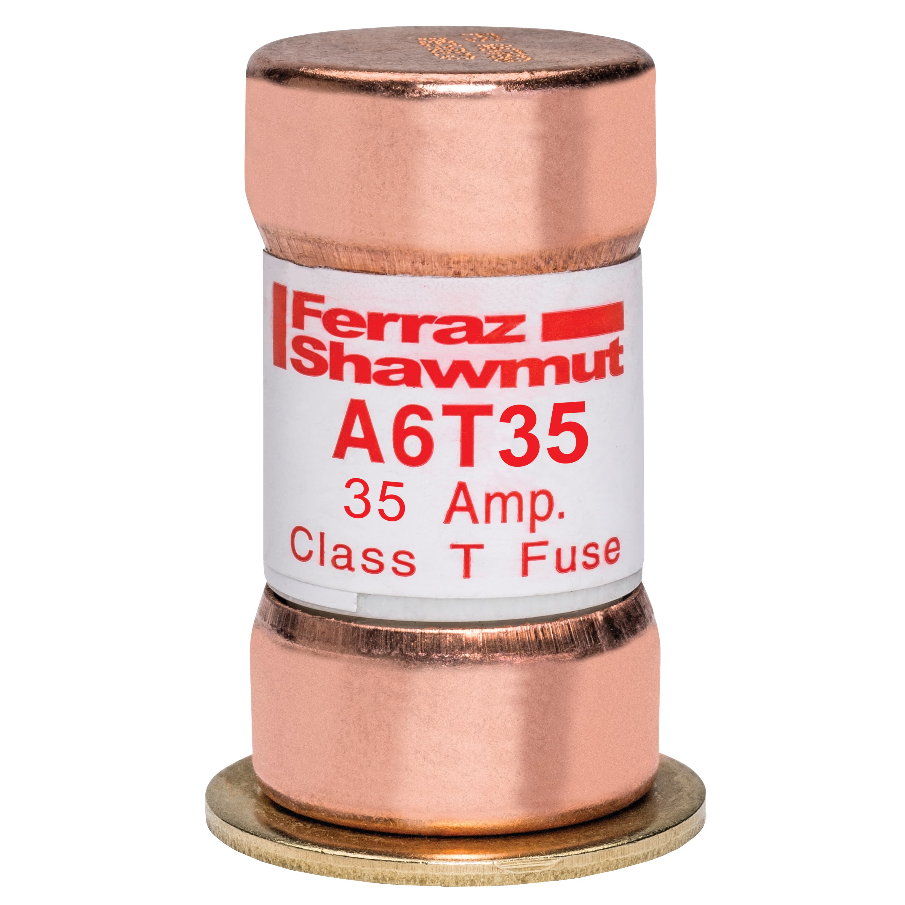 Mersen A6T35 A6T35 Mersen - Fuse A6T - Class T - Fast-Acting 600VAC 300VDC 35A Ferrule Amp-Trap® Mersen A6T35 A6T35 Mersen - Fuse A6T - Class T - Fast-Acting 600VAC 300VDC 35A Ferrule Amp-Trap®