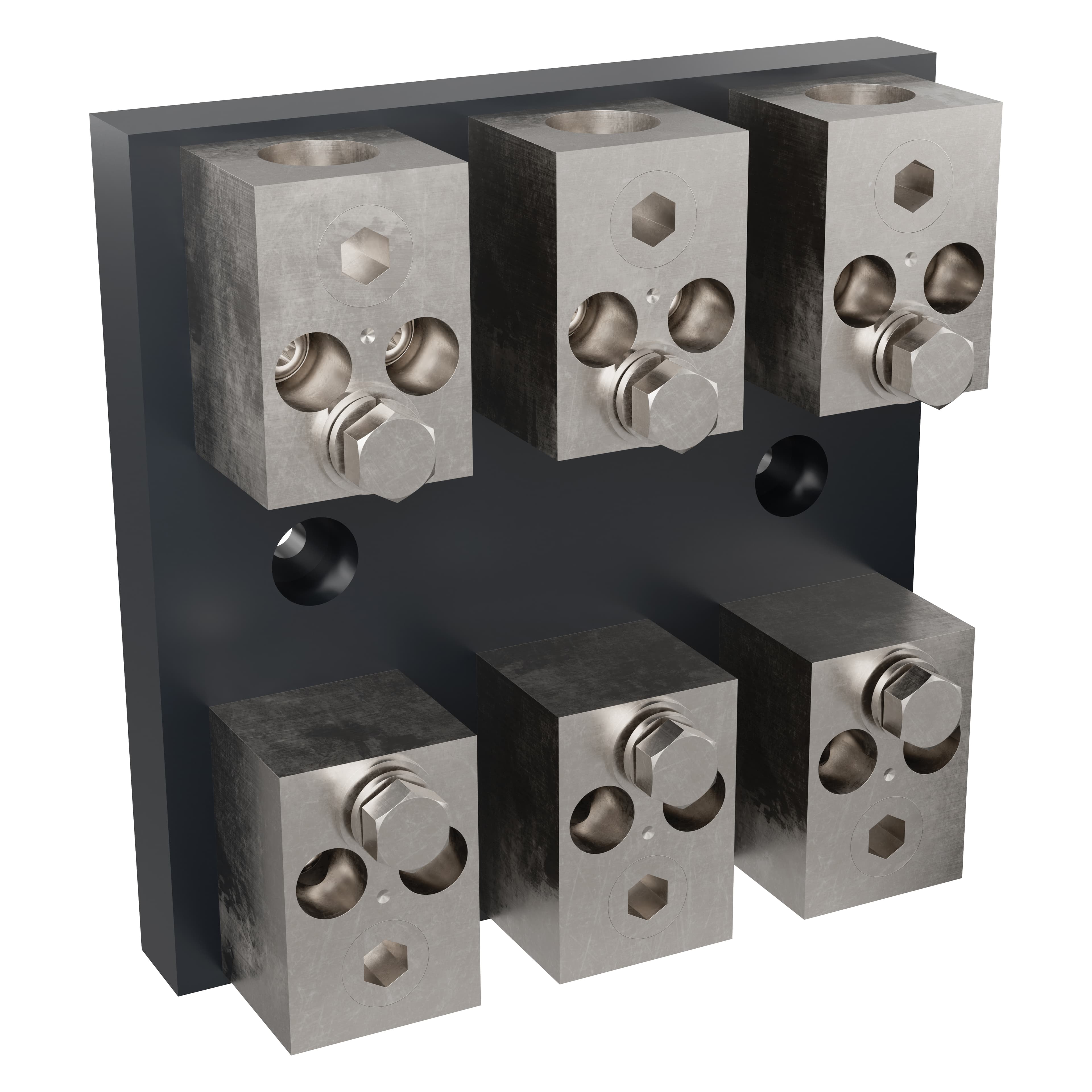 Mersen 62053T 62053T Mersen - Fuse Block 600VAC 600VDC Class T 200A 3-Pole Copper Box Mersen 62053T 62053T Mersen - Fuse Block 600VAC 600VDC Class T 200A 3-Pole Copper Box