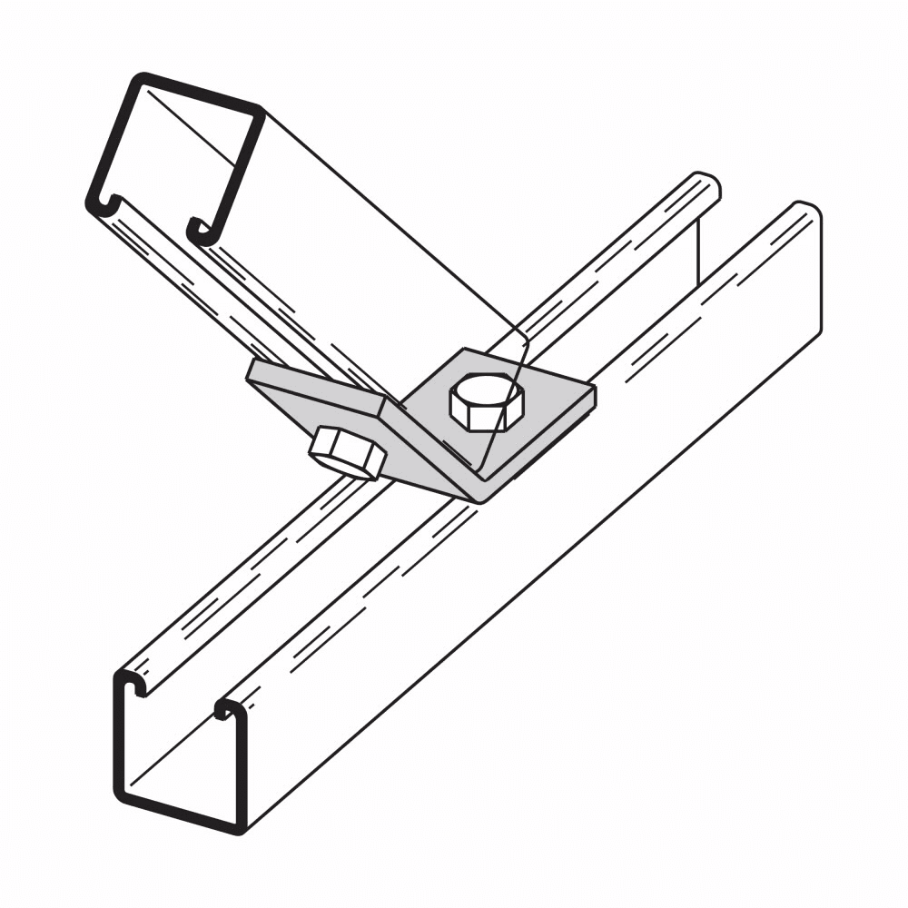 B-Line B154SS4 B154SS4 B-Line - Eaton B-Line series strut fittings and accessories, 1.62" Height, 4.483" Length, 2.35" Width, .58lbs, Steel, Two hole open angle, 45 deg, Thickness 1/4 in, Stainless steel type 304 B-Line B154SS4 B154SS4 B-Line - Eaton B-Line series strut fittings and accessories, 1.62" Height, 4.483" Length, 2.35" Width, .58lbs, Steel, Two hole open angle, 45 deg, Thickness 1/4 in, Stainless steel type 304
