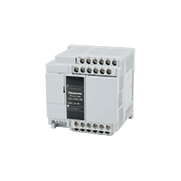 Panasonic AFPXHC14R Panasonic AFPXHC14R is a CPU unit designed with an integrated Programmable Logic Controller (PLC) for RTEX I/F 8-axes motion control. It operates on a supply voltage ranging from 100Vac to 240Vac. This unit features screw-clamp terminal connections, an RJ-45 port, and a USB port for versatile connectivity options. It is designed for DIN rail mounting, ensuring easy installation in various settings. The AFPXHC14R is equipped with 8 digital inputs (24Vdc) and 6 digital outputs (NO contact type; 2A), facilitating efficient control and interfacing with external devices. Panasonic AFPXHC14R Panasonic AFPXHC14R is a CPU unit designed with an integrated Programmable Logic Controller (PLC) for RTEX I/F 8-axes motion control. It operates on a supply voltage ranging from 100Vac to 240Vac. This unit features screw-clamp terminal connections, an RJ-45 port, and a USB port for versatile connectivity options. It is designed for DIN rail mounting, ensuring easy installation in various settings. The AFPXHC14R is equipped with 8 digital inputs (24Vdc) and 6 digital outputs (NO contact type; 2A), facilitating efficient control and interfacing with external devices.