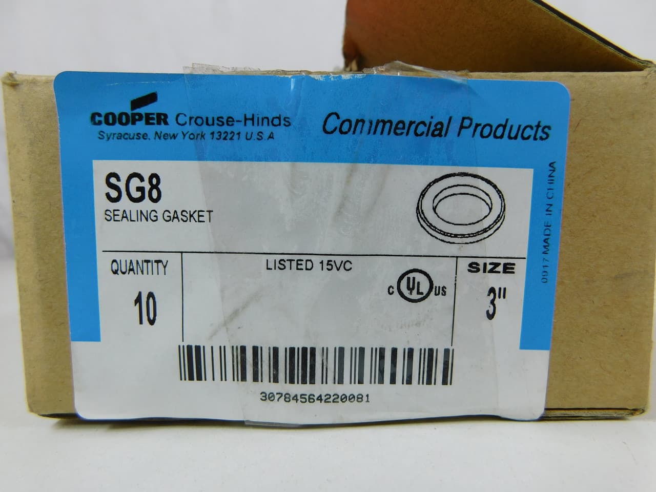 Eaton SG8 3" SELF RETAINING PVCGASKET WITH STEEL RING Eaton SG8 3" SELF RETAINING PVCGASKET WITH STEEL RING