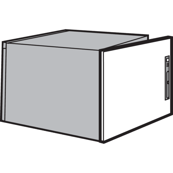 Hoffman PDS5A6R Doors for Rear of ProLine Sloped Tops, fits 682x600mm, Painted Hoffman PDS5A6R Doors for Rear of ProLine Sloped Tops, fits 682x600mm, Painted