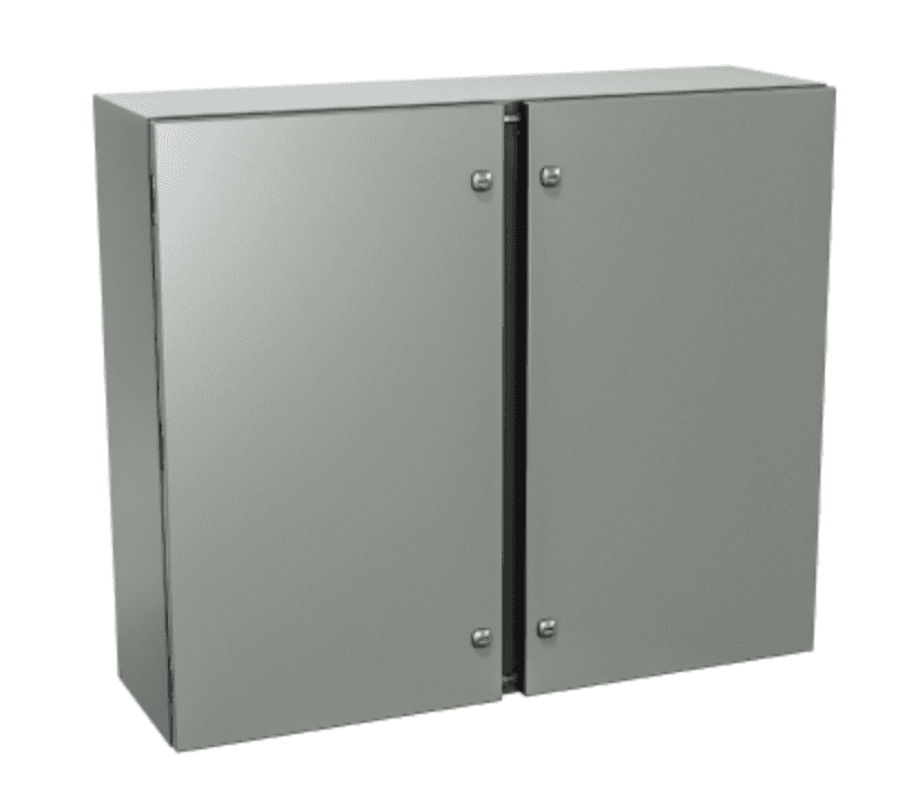 Eurobex Manufacturing 5412 ESDD424212NOIP 5412 ESDD424212NOIP EXM - Water, oil & dust tight double door enclosures (NO IP), NEMA 4 - 12, 42 x 42 x 12 Eurobex Manufacturing 5412 ESDD424212NOIP 5412 ESDD424212NOIP EXM - Water, oil & dust tight double door enclosures (NO IP), NEMA 4 - 12, 42 x 42 x 12