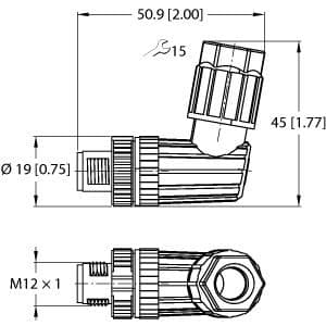 FW-EWSPM0426-SA-P-0408 Part Image. Manufactured by Turck.