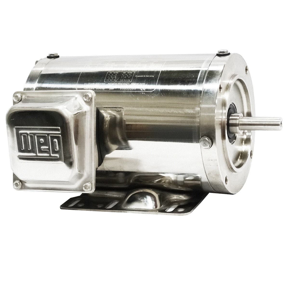 WEG .5012EP3ESS56C Shark High Efficiency 0.5 HP 6 56C 230/460 V 60 Hz-TENV-Foot-mounted WEG .5012EP3ESS56C Shark High Efficiency 0.5 HP 6 56C 230/460 V 60 Hz-TENV-Foot-mounted