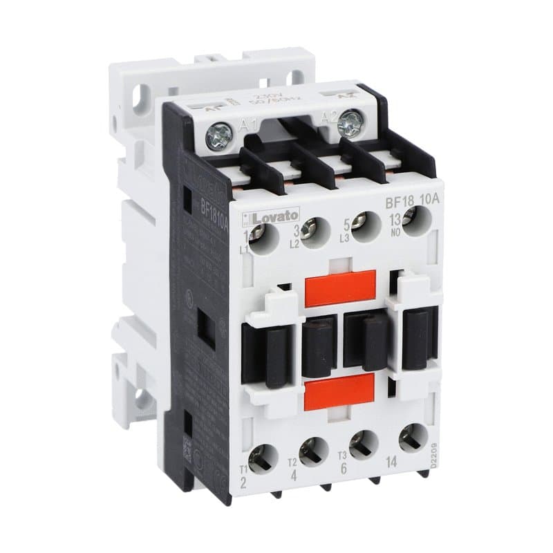 Lovato Electric BF1810A110 BF1810A110 Lovato - Three-pole contactor, IEC operating current Ie (AC3) = 18A, AC coil 50/60Hz, 110VAC, 1NO auxiliary contact Lovato Electric BF1810A110 BF1810A110 Lovato - Three-pole contactor, IEC operating current Ie (AC3) = 18A, AC coil 50/60Hz, 110VAC, 1NO auxiliary contact