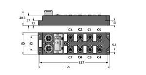FDNL-S0808I-MM Part Image. Manufactured by Turck.