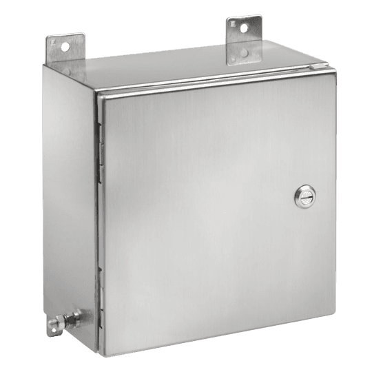Hoffman EXE16166SS61 Zonex ATEX- and IECEx-Certified, Type 4X, Hinged Cover, 16x16x6, 316 SS Hoffman EXE16166SS61 Zonex ATEX- and IECEx-Certified, Type 4X, Hinged Cover, 16x16x6, 316 SS