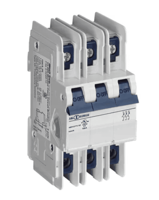 Altech Corp. 3D05UL Circuit Breaker 0.5A, 3 Pole, 480Y/277V AC, UL489 Altech Corp. 3D05UL Circuit Breaker 0.5A, 3 Pole, 480Y/277V AC, UL489
