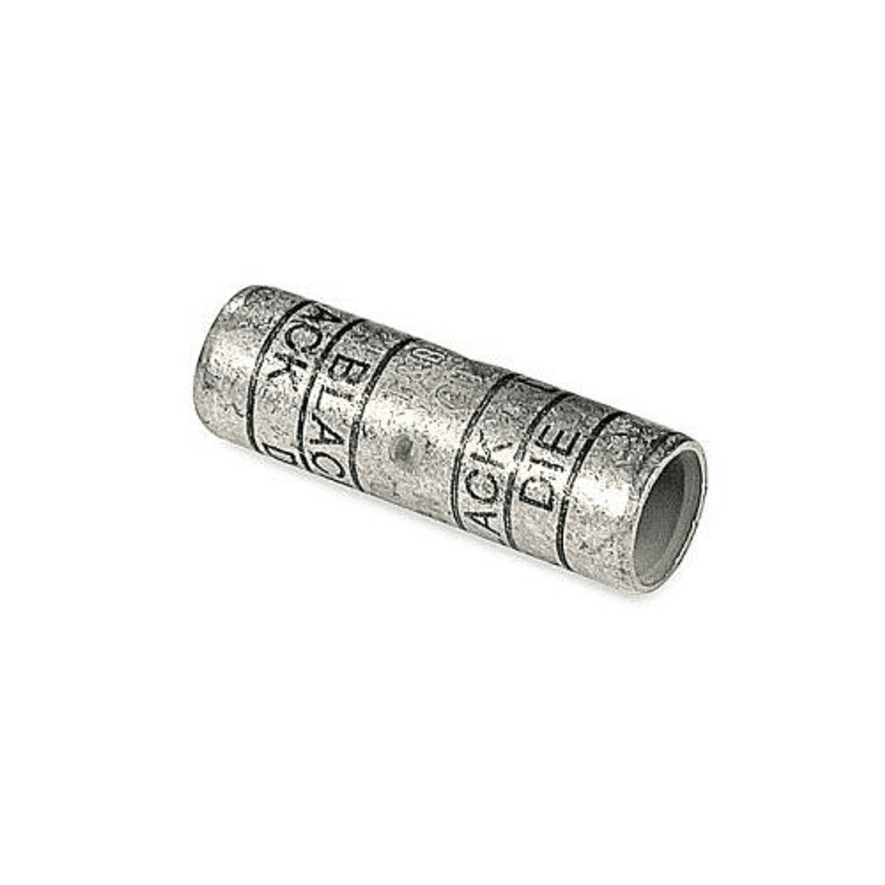 Thomas & Betts 54510 1.75" L, 600 V to 35 kV, 2/0 AWG, Black, Electro Tin Plated Wrot Copper, Standard Barrel, 2-Way, Compression Cable Splice Thomas & Betts 54510 1.75" L, 600 V to 35 kV, 2/0 AWG, Black, Electro Tin Plated Wrot Copper, Standard Barrel, 2-Way, Compression Cable Splice