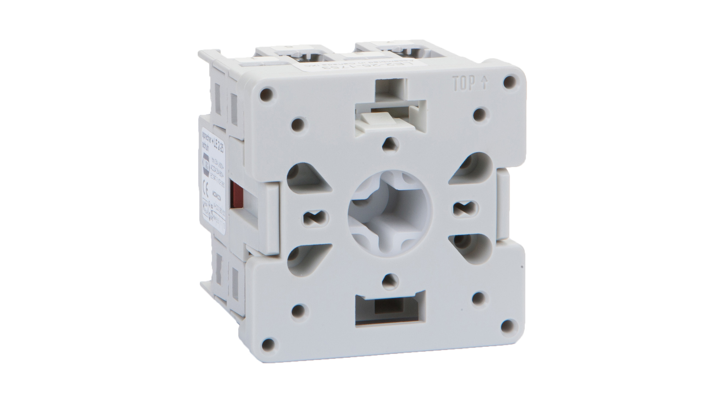 Sprecher + Schuh LE2-25-3251 Sprecher + Schuh LE2-25-3251 - LE2 Panel Mount Cam Switch, 25A, 1-Pole, Two Position w/OFF 1-0-2 45 deg Sprecher + Schuh LE2-25-3251 Sprecher + Schuh LE2-25-3251 - LE2 Panel Mount Cam Switch, 25A, 1-Pole, Two Position w/OFF 1-0-2 45 deg