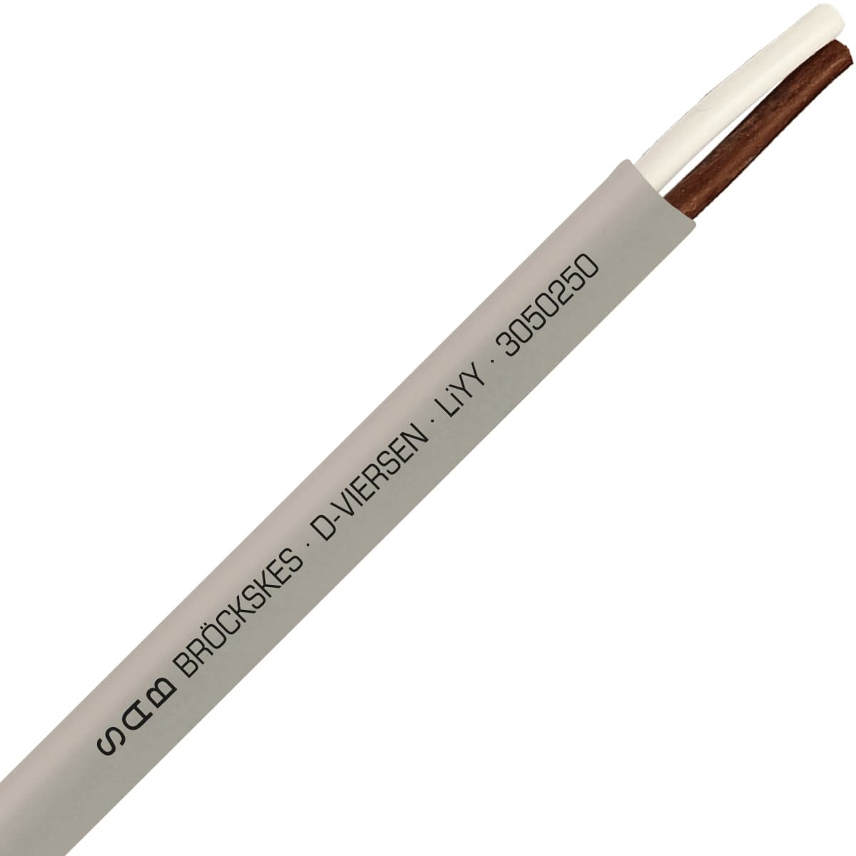 SAB 3050250 LiYY - 20 AWG/2c, multi-conductor signal and control PVC cable with DIN color code SAB 3050250 LiYY - 20 AWG/2c, multi-conductor signal and control PVC cable with DIN color code