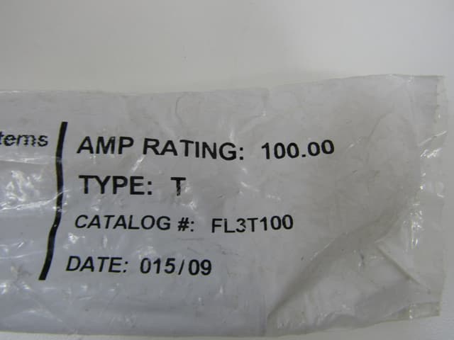 FL3T100 Part Image. Manufactured by Eaton.