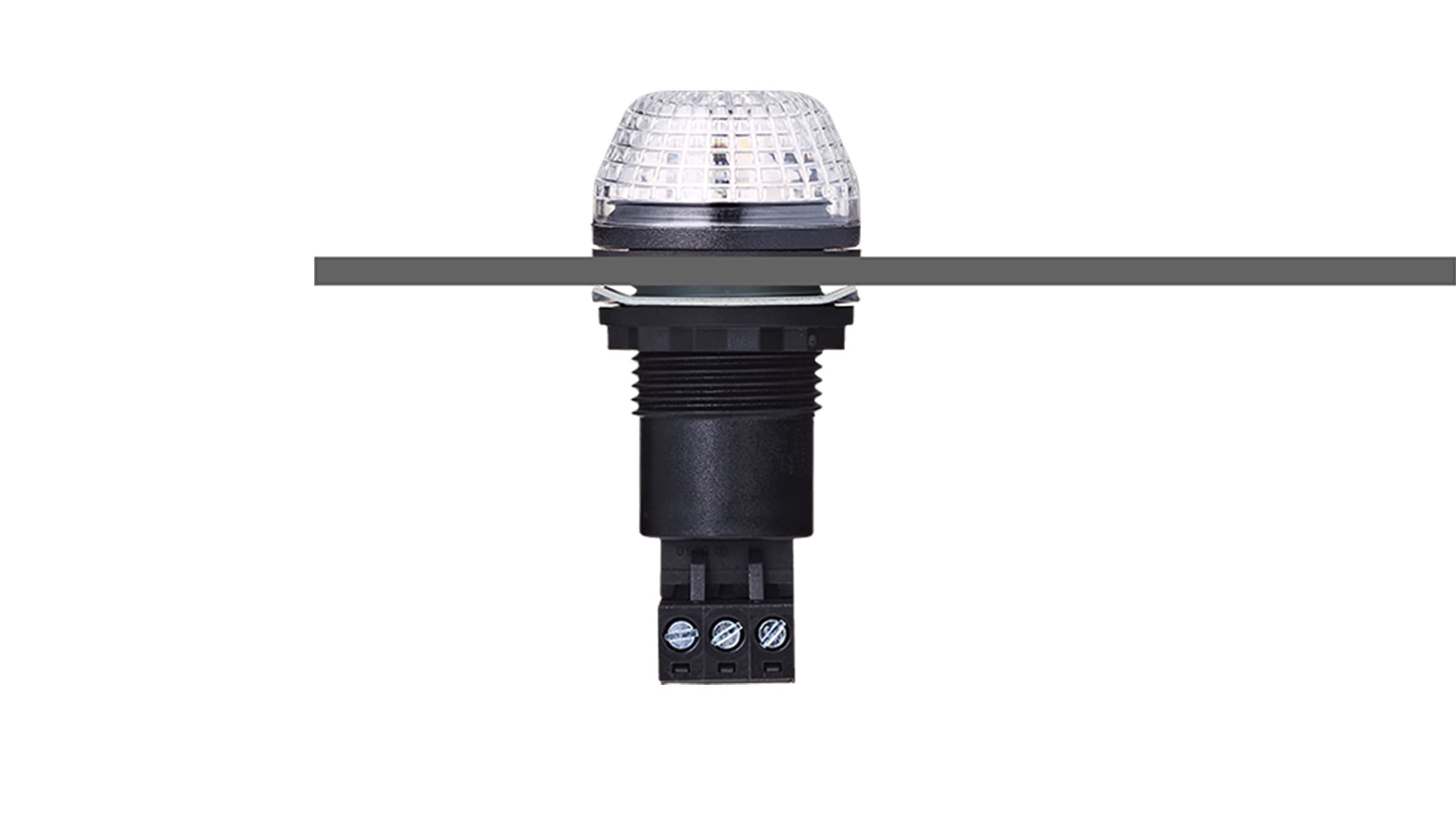 Sprecher + Schuh 800504310 Sprecher + Schuh 800504310 - IBS M22 panel mount LED steady/flashing beacon 110-120 V AC clear, black Sprecher + Schuh 800504310 Sprecher + Schuh 800504310 - IBS M22 panel mount LED steady/flashing beacon 110-120 V AC clear, black