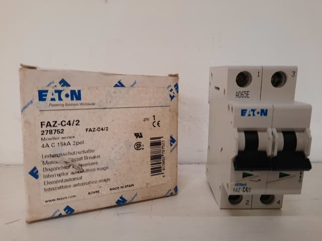 FAZ-C4/2 Part Image. Manufactured by Eaton.