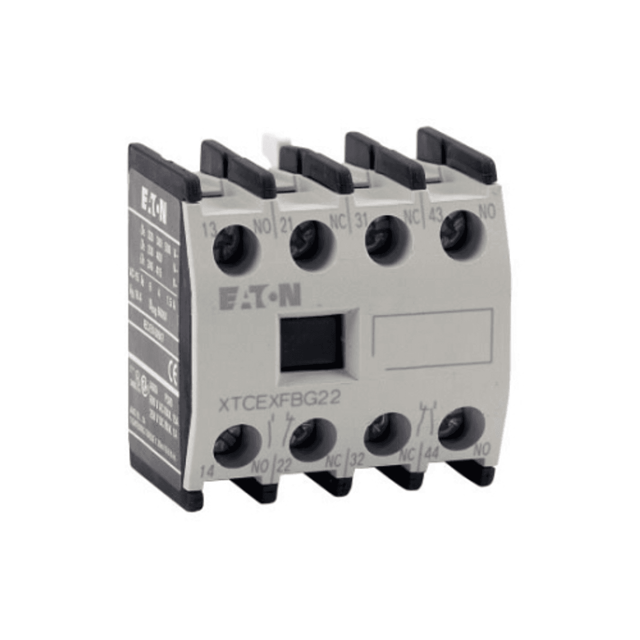 Eaton XTCEXFBG22 XTCEXFBG22 Eaton - Contactor Accessory Front Aux Seq B Frame D-G 2NO2NC Eaton XTCEXFBG22 XTCEXFBG22 Eaton - Contactor Accessory Front Aux Seq B Frame D-G 2NO2NC