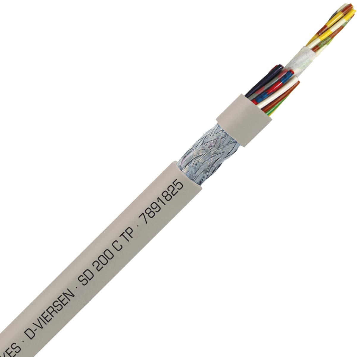 SAB 7891825 SD 200 C TP - 24 AWG/18 pr, shielded halogen free continuous flex oil resistant paired data cable, CE, RoHS SAB 7891825 SD 200 C TP - 24 AWG/18 pr, shielded halogen free continuous flex oil resistant paired data cable, CE, RoHS