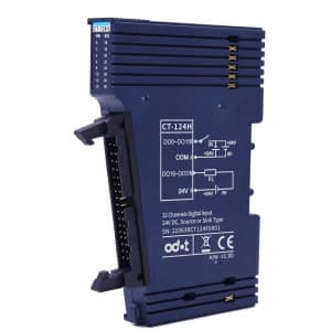 ODOT Automation CT-124H 32 channel digital input, 24VDC, sink or source type, counting function supported (counting frequency up to 200Hz), 34Pin male connector ODOT Automation CT-124H 32 channel digital input, 24VDC, sink or source type, counting function supported (counting frequency up to 200Hz), 34Pin male connector