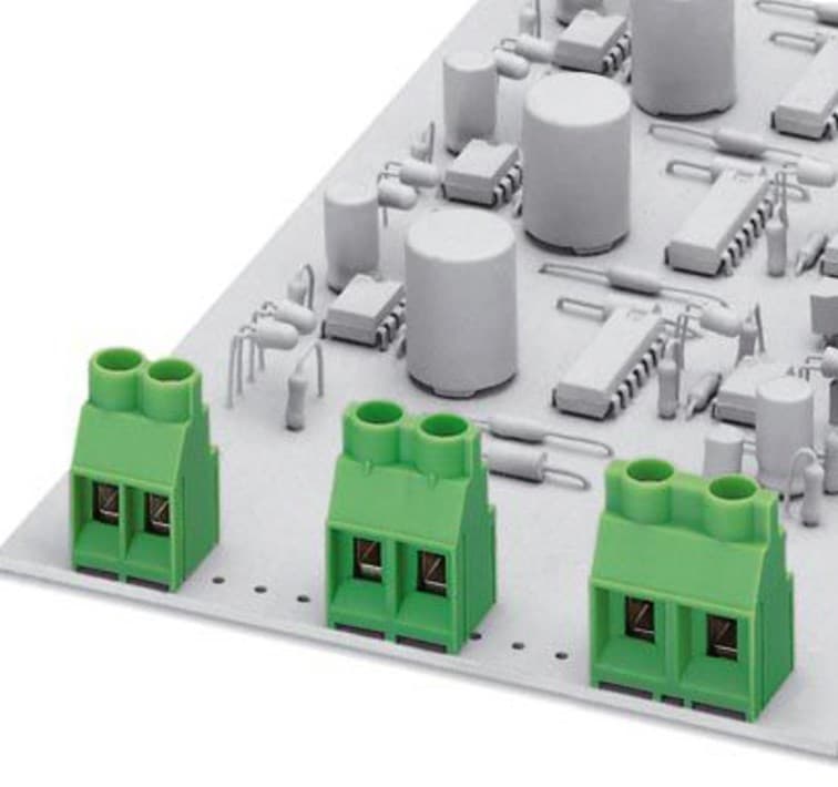 Phoenix Contact 1890947 PCB terminal block, nominal current: 32 A, rated voltage (III/2): 630 V, nominal cross section: 4 mm², number of potentials: 9, number of rows: 1, number of positions per row: 9, product range: MKDS 5, pitch: 7.62 mm, connection method: Screw connection Phoenix Contact 1890947 PCB terminal block, nominal current: 32 A, rated voltage (III/2): 630 V, nominal cross section: 4 mm², number of potentials: 9, number of rows: 1, number of positions per row: 9, product range: MKDS 5, pitch: 7.62 mm, connection method: Screw connection