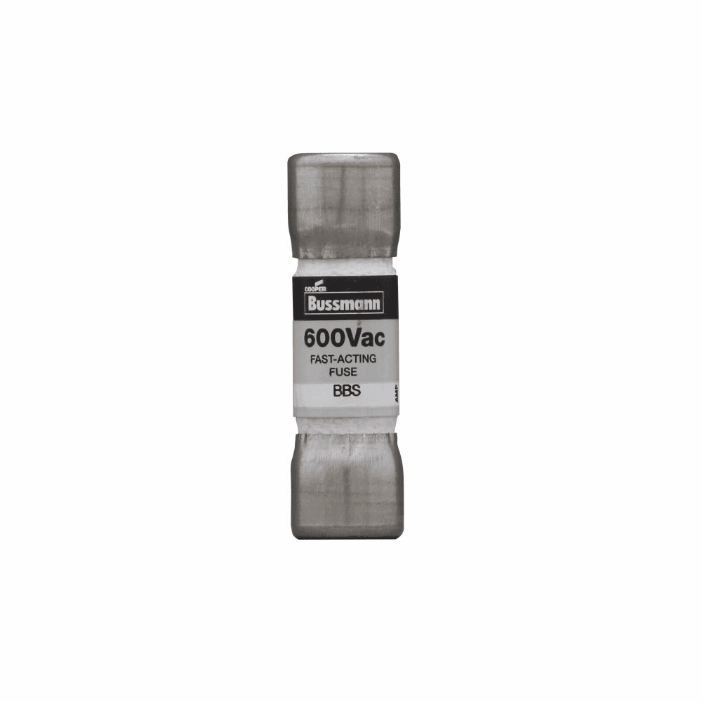 Cooper Bussmann BBS-5 BBS-5 Cooper Bussmann - Eaton Bussmann series BBS fuse, Fast acting Midget fuse, 5 A, Non-indicating, Ferrule end x ferrule end, 10 kAIC at 600 Vac, Nickel-plated brass endcaps, Standard, 600 V Cooper Bussmann BBS-5 BBS-5 Cooper Bussmann - Eaton Bussmann series BBS fuse, Fast acting Midget fuse, 5 A, Non-indicating, Ferrule end x ferrule end, 10 kAIC at 600 Vac, Nickel-plated brass endcaps, Standard, 600 V