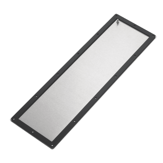 Hoffman GP208 Gland Plate, Type 4 and 12, 12 Gauge, 18.98x7.23, Gray, Steel Hoffman GP208 Gland Plate, Type 4 and 12, 12 Gauge, 18.98x7.23, Gray, Steel