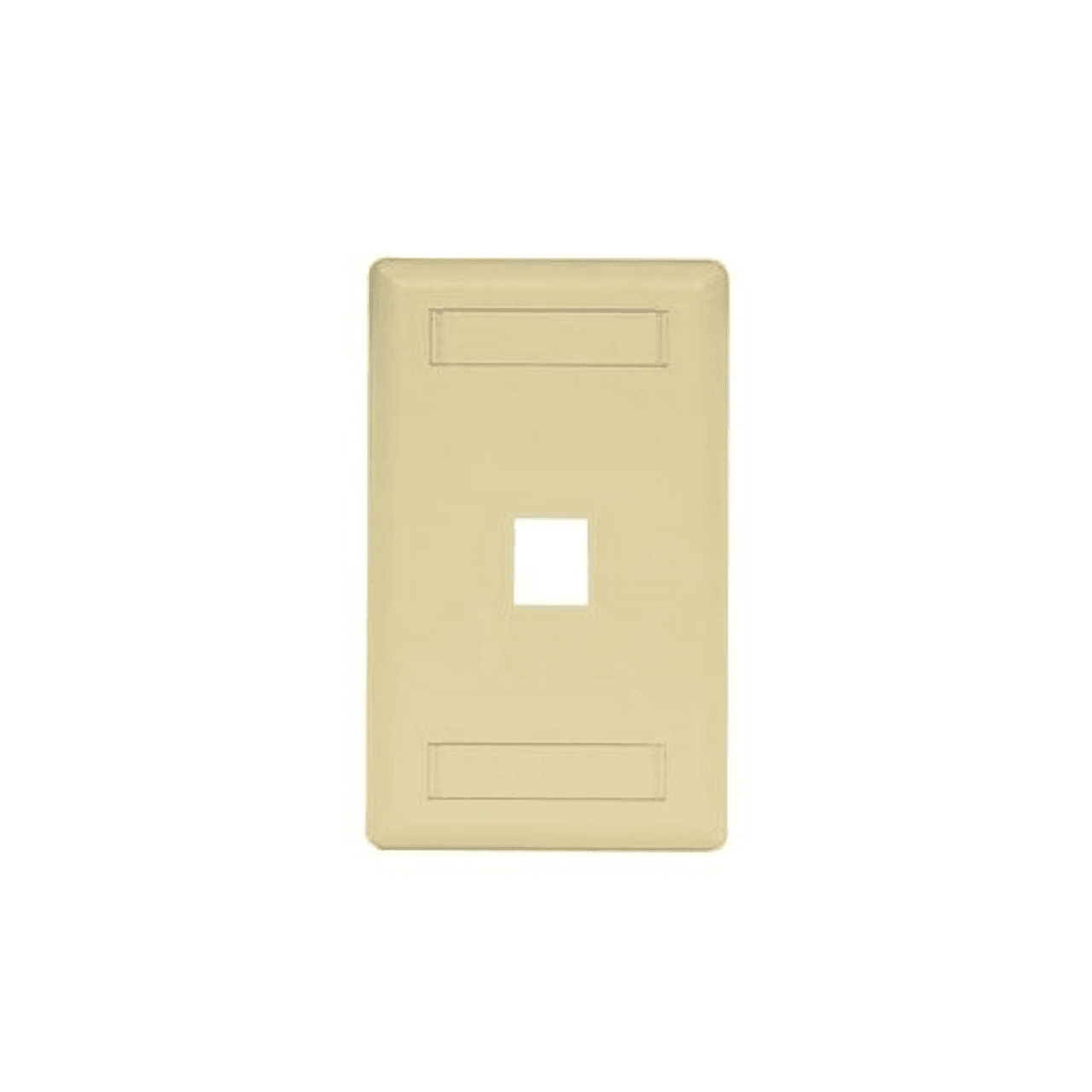 Hubbell IFP11EI Phone/Data/Multimedia Faceplate, Face Plate, Rear-Loading, 1-Port, Single-Gang, Electric Ivory ; Fits all Hubbell keystone connections (AV, data and fiber) ; Supplied with paper labels, clear and color match screw covers ; Secure ; Requires removal to ac Hubbell IFP11EI Phone/Data/Multimedia Faceplate, Face Plate, Rear-Loading, 1-Port, Single-Gang, Electric Ivory ; Fits all Hubbell keystone connections (AV, data and fiber) ; Supplied with paper labels, clear and color match screw covers ; Secure ; Requires removal to ac
