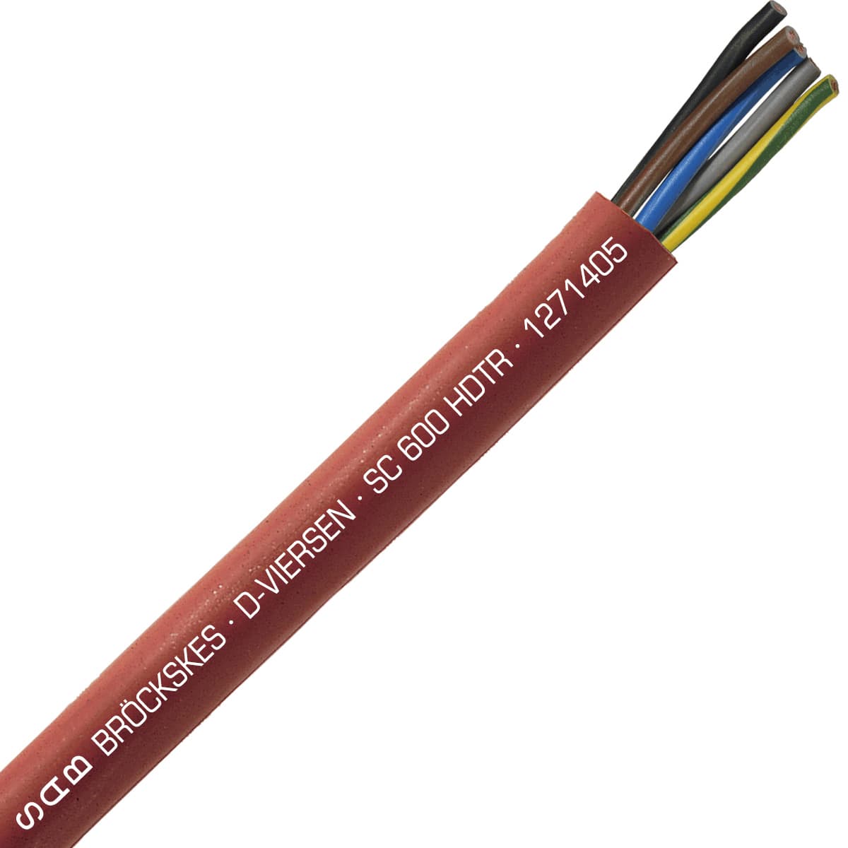 SAB 1271405 SC 600 HDTR - 14 AWG/5c, tear resistant high temperature silicone cable, UL, CSA, CE, RoHS SAB 1271405 SC 600 HDTR - 14 AWG/5c, tear resistant high temperature silicone cable, UL, CSA, CE, RoHS