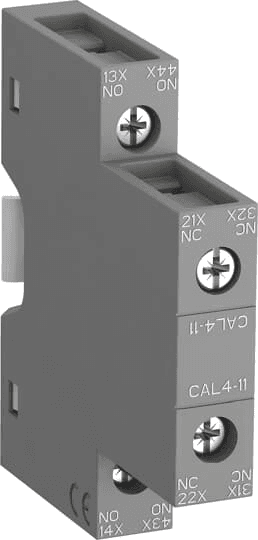 ABB Control CAL4-11 CAL4-11 ABB Control - SIDE MOUNT AUX, 1NO-1NC, AF09-AF96 ABB Control CAL4-11 CAL4-11 ABB Control - SIDE MOUNT AUX, 1NO-1NC, AF09-AF96