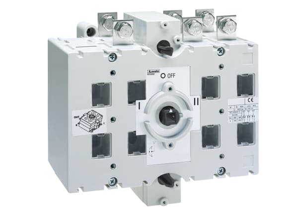 Lovato Electric GE0800E GE0800E Lovato - Three-pole changeover switch, 800A Lovato Electric GE0800E GE0800E Lovato - Three-pole changeover switch, 800A