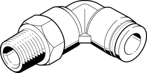 Festo 533245 push-in L-fitting QBL-1/2-3/8-U-M 360° orientable, male thread with external hexagon. Size: Standard, Nominal size: 0,315 ", Type of seal on screw-in stud: coating, Operating pressure complete temperature range: -13,8 - 145 Psi, Maritime classification: s Festo 533245 push-in L-fitting QBL-1/2-3/8-U-M 360° orientable, male thread with external hexagon. Size: Standard, Nominal size: 0,315 ", Type of seal on screw-in stud: coating, Operating pressure complete temperature range: -13,8 - 145 Psi, Maritime classification: s