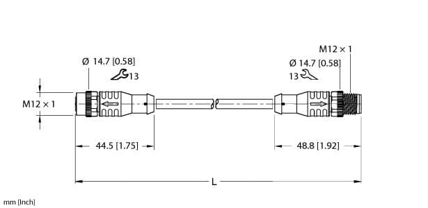 EKRB-ESRB-A4.400-GC2K-1 Part Image. Manufactured by Turck.
