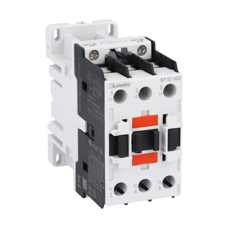 Lovato Electric BF3200D220 BF3200D220 Lovato - Three-pole contactor, IEC operating current Ie (AC3) = 32A, DC coil, 220VDC Lovato Electric BF3200D220 BF3200D220 Lovato - Three-pole contactor, IEC operating current Ie (AC3) = 32A, DC coil, 220VDC