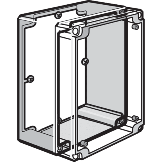 Hoffman Q2012PD Panels, fits 200x120mm, Steel Hoffman Q2012PD Panels, fits 200x120mm, Steel