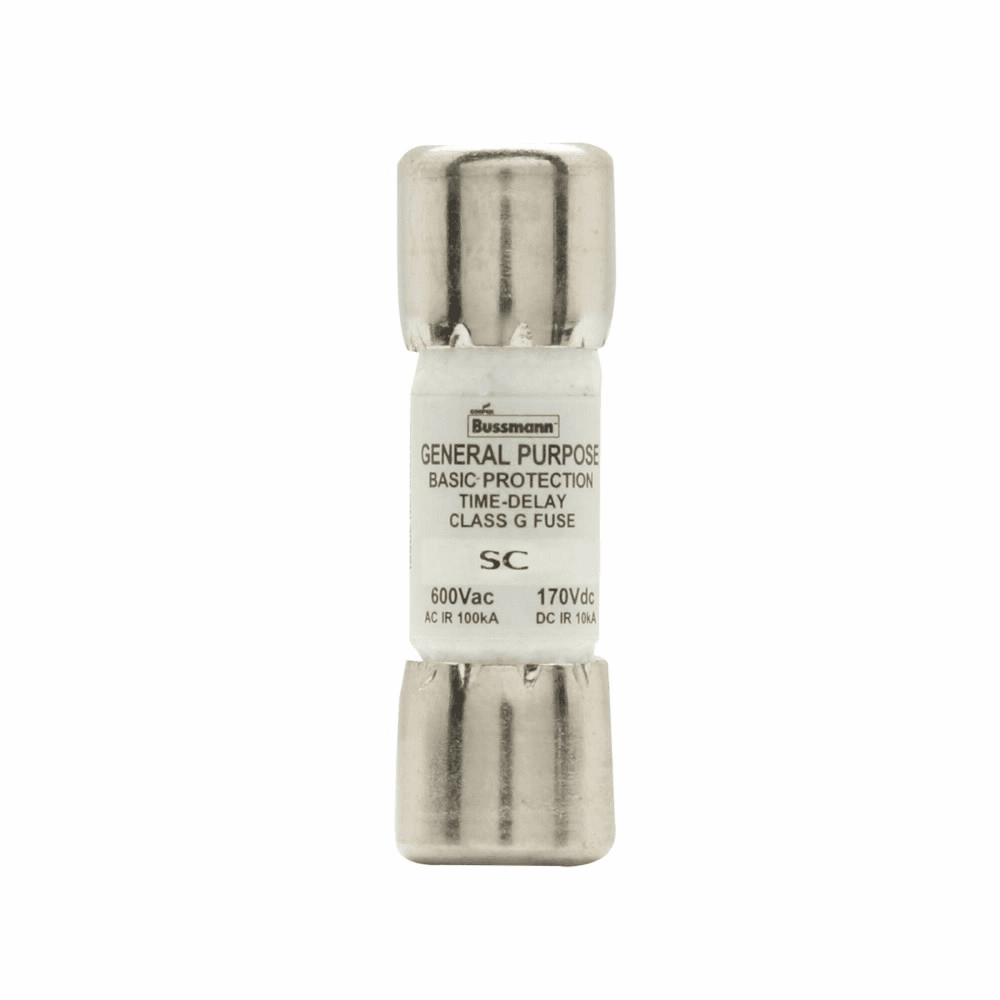 Cooper Bussmann SC-3 SC-3 Cooper Bussmann - Eaton Bussmann Series SC Fuse,General Purpose Fuse,Current-Limiting,fast-acting,3 A,600 Vac,170 Vdc,100 kAIC at 600 Vac,10 kAIC at 170 Vdc,Class G,Ferrule end X ferrule end connection,SC series,0.41 in dia.,Rejection style Cooper Bussmann SC-3 SC-3 Cooper Bussmann - Eaton Bussmann Series SC Fuse,General Purpose Fuse,Current-Limiting,fast-acting,3 A,600 Vac,170 Vdc,100 kAIC at 600 Vac,10 kAIC at 170 Vdc,Class G,Ferrule end X ferrule end connection,SC series,0.41 in dia.,Rejection style