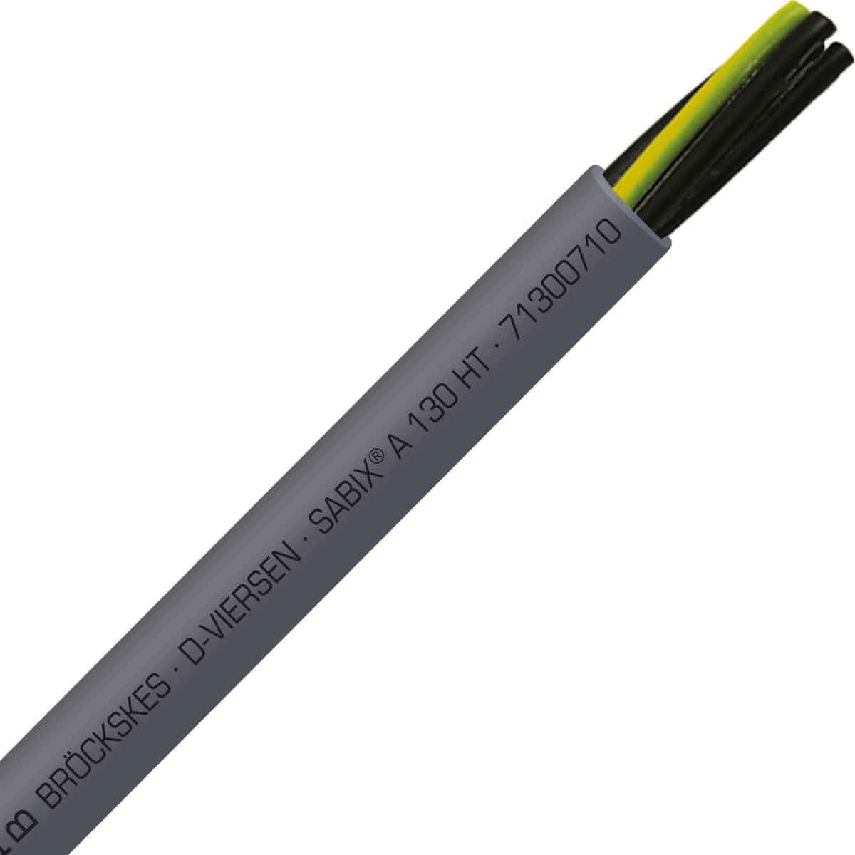 SAB 71300710 SABIX A 130 HT - 16 AWG/7c, high temperature SABIX halogen-free control cable, CE, RoHS SAB 71300710 SABIX A 130 HT - 16 AWG/7c, high temperature SABIX halogen-free control cable, CE, RoHS
