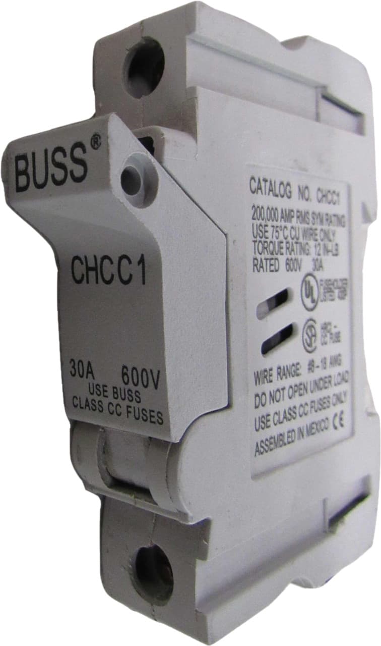 Cooper Bussmann CHCC1 Bussmann CHCC1 Fuse Accessories 1P 30A 600V EA Cooper Bussmann CHCC1 Bussmann CHCC1 Fuse Accessories 1P 30A 600V EA