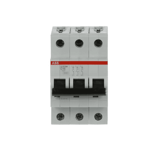 ABB Control 2CDS273001R0161 2CDS273001R0161 ABB Control - S203M-D16 Miniature Circuit Breaker - 3P - D - 16 A ABB Control 2CDS273001R0161 2CDS273001R0161 ABB Control - S203M-D16 Miniature Circuit Breaker - 3P - D - 16 A