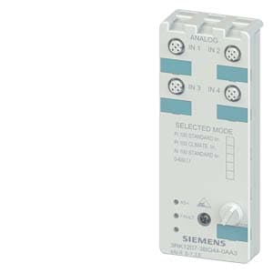 Siemens 3RK1207-3BQ44-0AA3 AS-i compact module K60 analog 4 AI, IP67 4 x input, resistor Pt100, Ni100, 0..600 ohm for 4-wire sensors 4 x M12 socket Mounting plate 3RK1901-0CA00 must be ordered separately Siemens 3RK1207-3BQ44-0AA3 AS-i compact module K60 analog 4 AI, IP67 4 x input, resistor Pt100, Ni100, 0..600 ohm for 4-wire sensors 4 x M12 socket Mounting plate 3RK1901-0CA00 must be ordered separately