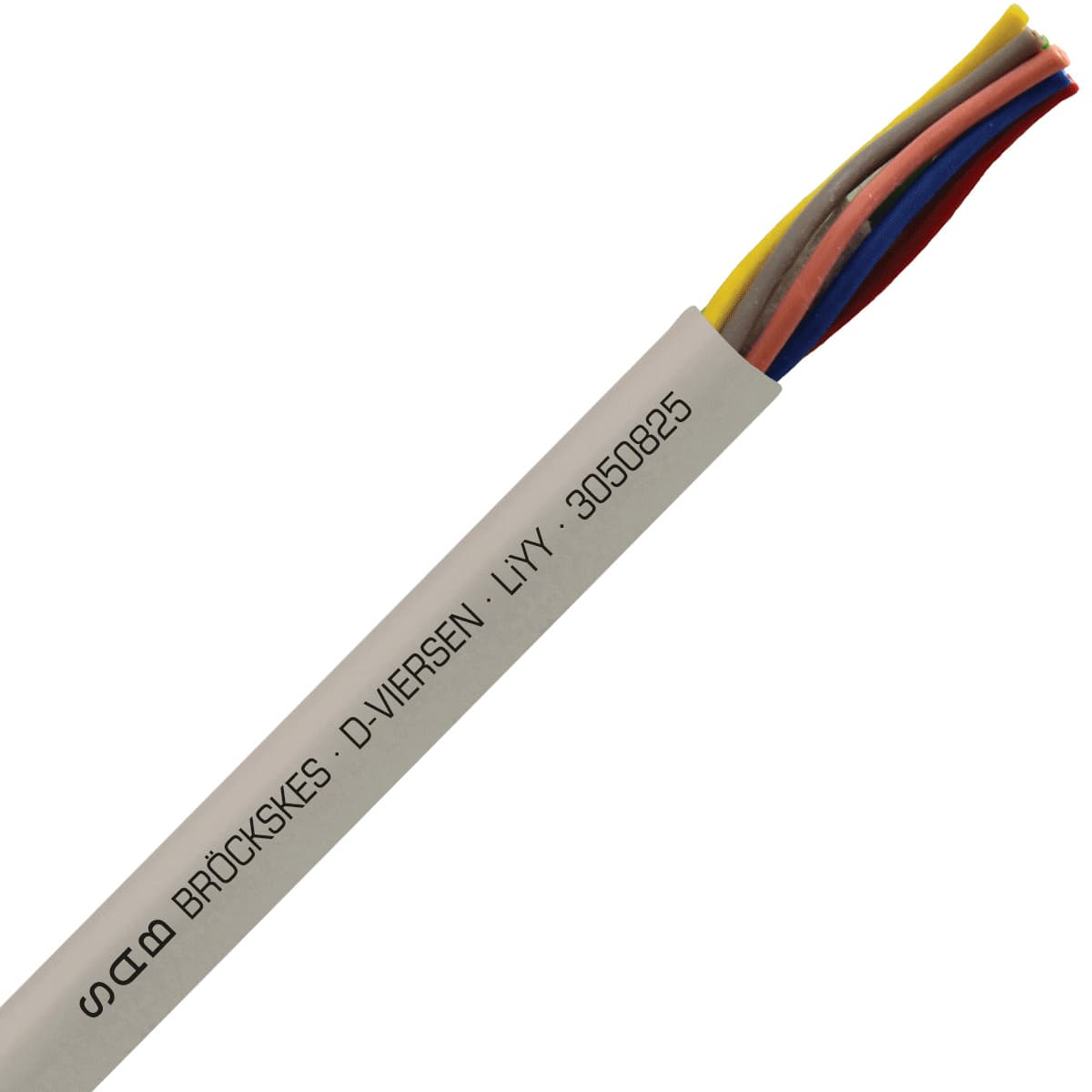 SAB 3050825 LiYY - 24 AWG/8c, multi-conductor signal and control PVC cable with DIN color code SAB 3050825 LiYY - 24 AWG/8c, multi-conductor signal and control PVC cable with DIN color code
