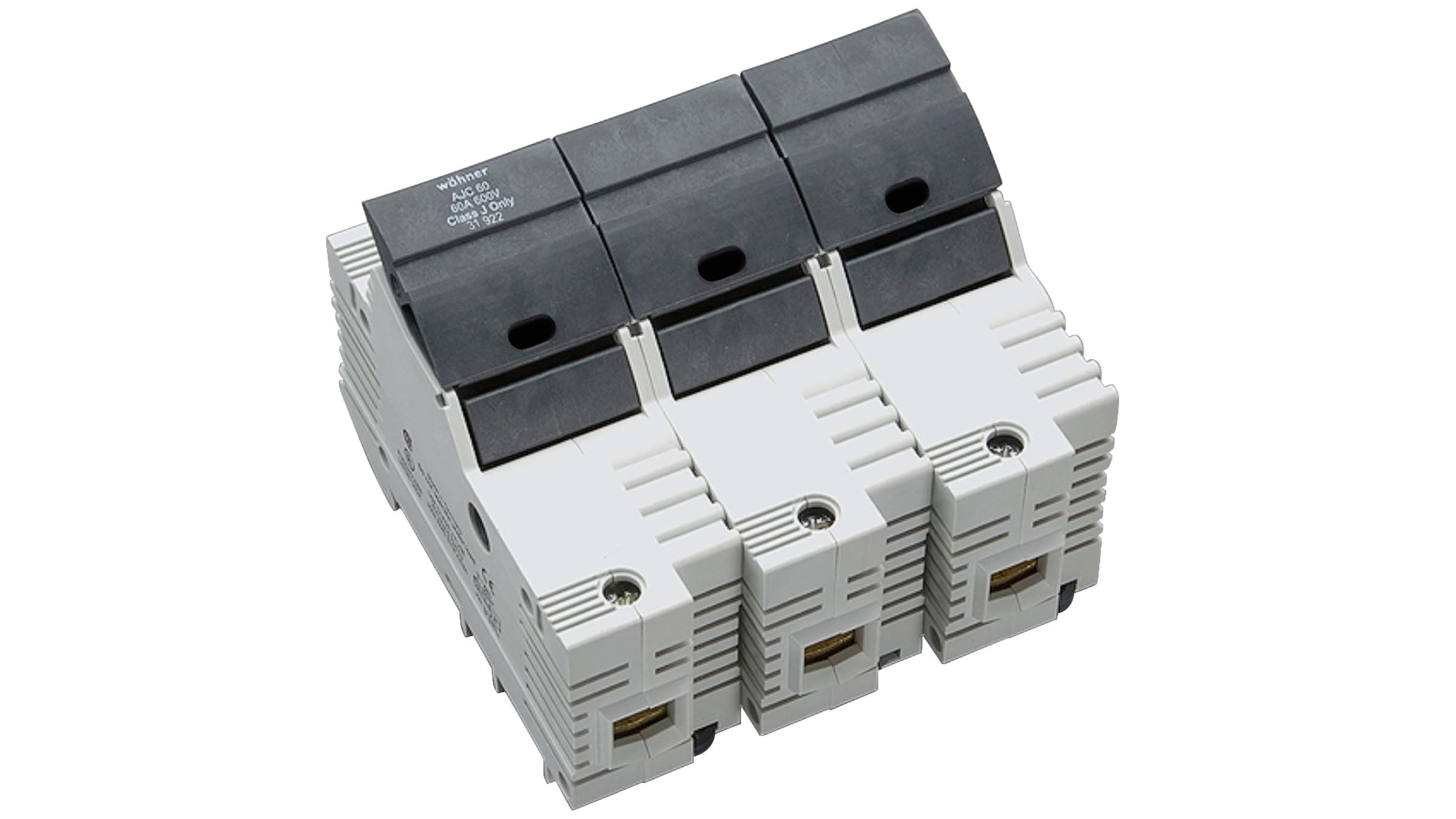 Sprecher + Schuh 31922 Sprecher + Schuh 31922 - Ambus Fuse Block, Class J, 3-Pole, 60A, 600V AC/DC, No Indicator, cULus/ CSA Sprecher + Schuh 31922 Sprecher + Schuh 31922 - Ambus Fuse Block, Class J, 3-Pole, 60A, 600V AC/DC, No Indicator, cULus/ CSA