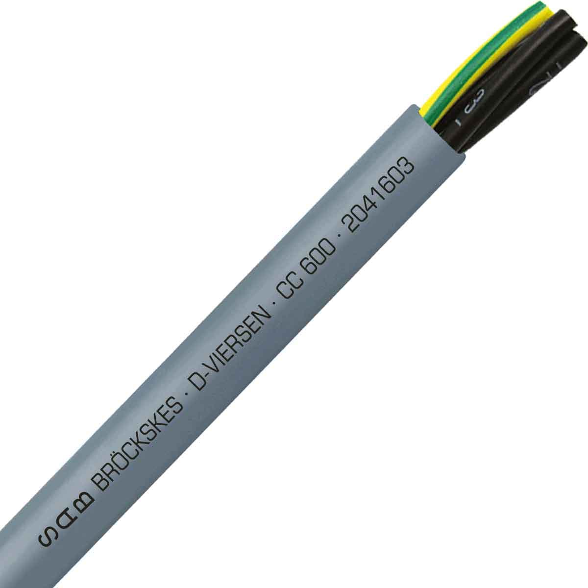 SAB 2041603 CC 600 - 16 AWG/3c, oil resistant PVC flexible control cable, 600V, UL, CSA, VDE, CE, RoHS SAB 2041603 CC 600 - 16 AWG/3c, oil resistant PVC flexible control cable, 600V, UL, CSA, VDE, CE, RoHS