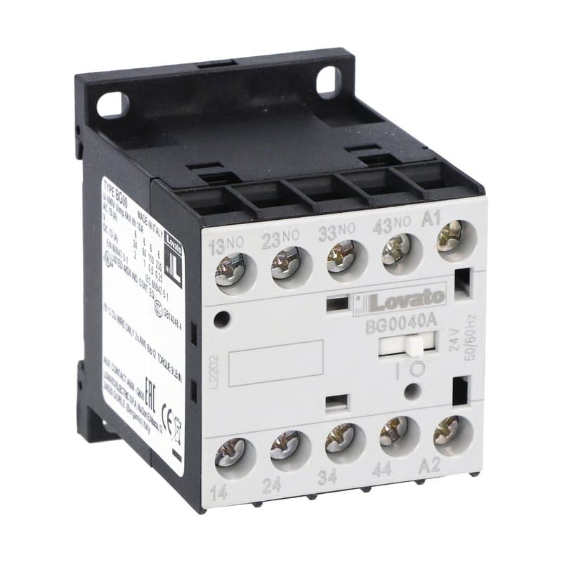 Lovato Electric 11BG0040A042 11BG0040A042 Lovato - Control relay with AC coil 50/60Hz, 42VAC, 4NO Lovato Electric 11BG0040A042 11BG0040A042 Lovato - Control relay with AC coil 50/60Hz, 42VAC, 4NO